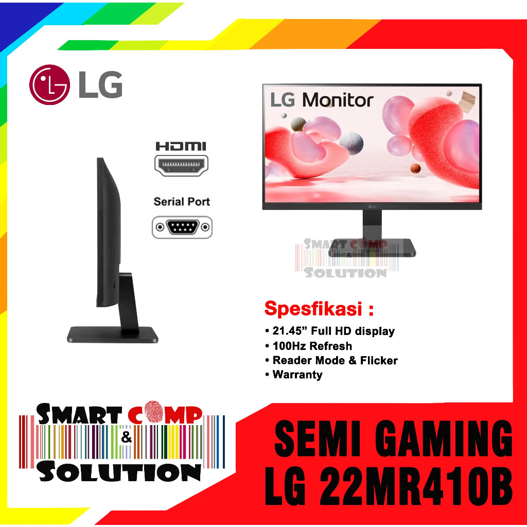 Monitor LG 22" 22MR410-B / 22MR410B VA Full HD 1080p HDMI VGA