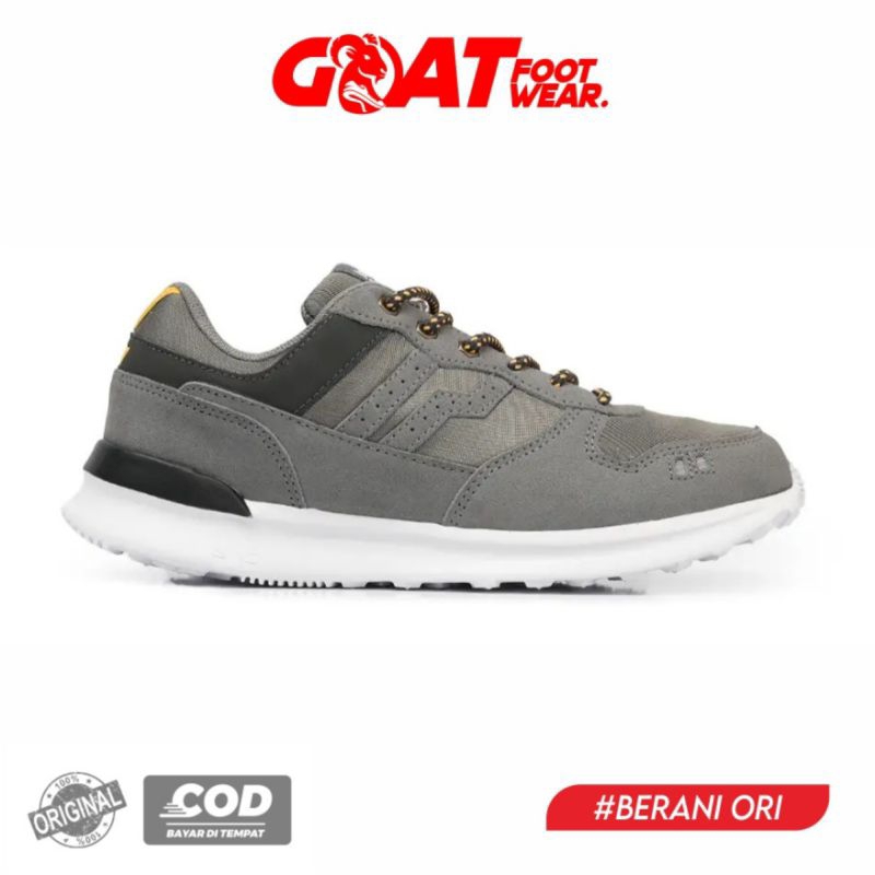 SEPATU PIERO JOGGER PRM YEAR 8 GULL GREY SEPATU CASUAL SNEAKERS ORIGINAL MURAH