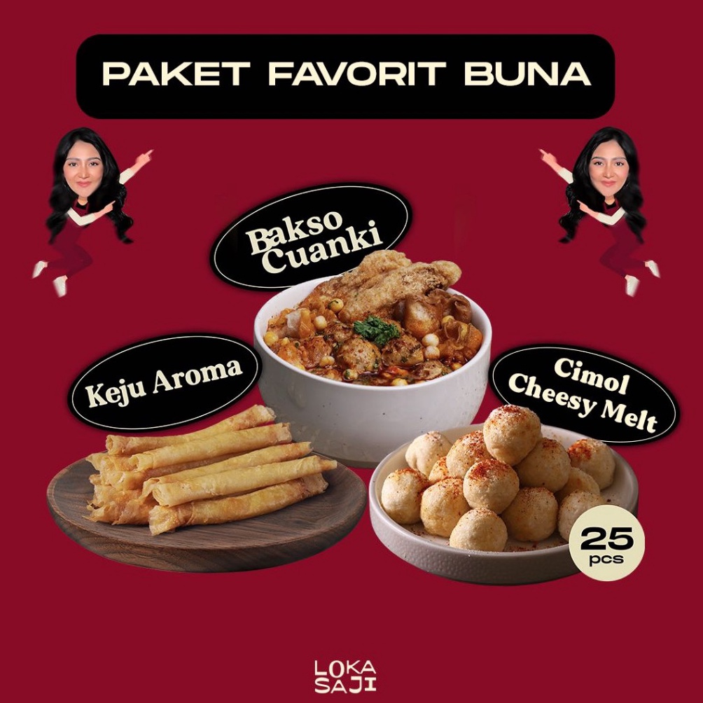 

➧ PAKET FAVORIT BUNA ✦COD