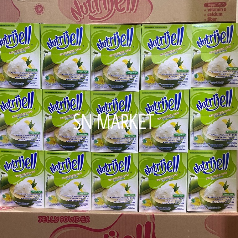 

D!skon Nutrijell Kelapa Muda 15gr PER BOX (12 PCS) Trend roduct