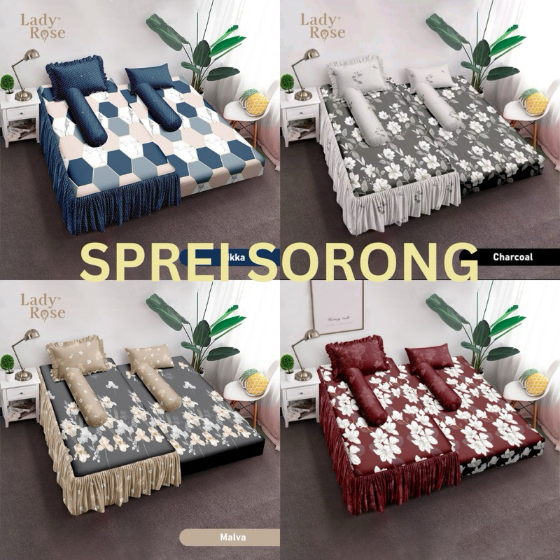 Sprei Sorong Lady rose Single 120x200