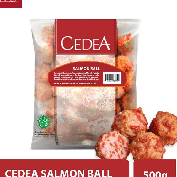 

Kode FGO414 Cedea Salmon Ball