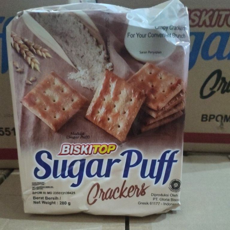

[✒P57<] Biskitop Sugar puff 280 gram 1 dus isi 12 pcs [60]
