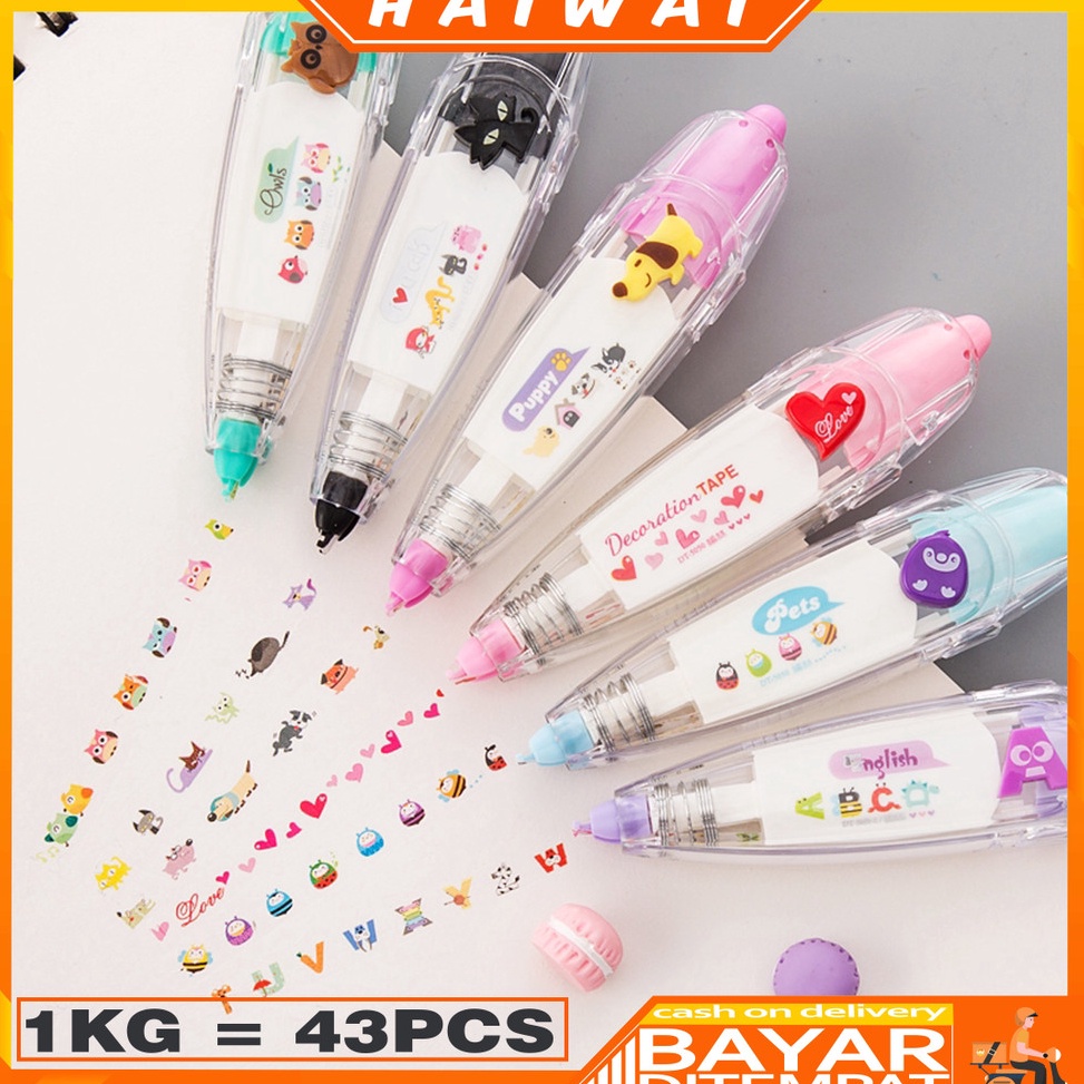

[♾️P46➤] HaiWai COD Correction Tape Decoration Bentuk Buah Lucu untuk Perlengkapan Sekolah / Decorative Tape / Tape Scrapbook / Tape Sticker STY16 [146]