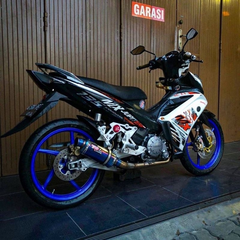 STRIPING STICKER LIS DECAL JUPITER MX NEW NJMX 135 2014 putih