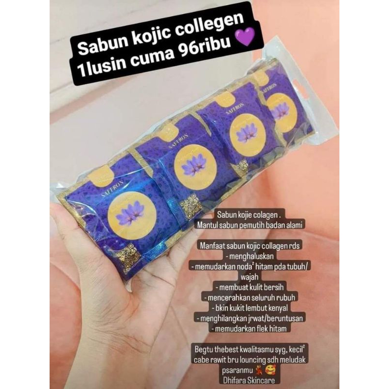 sabun kojic collagen safron