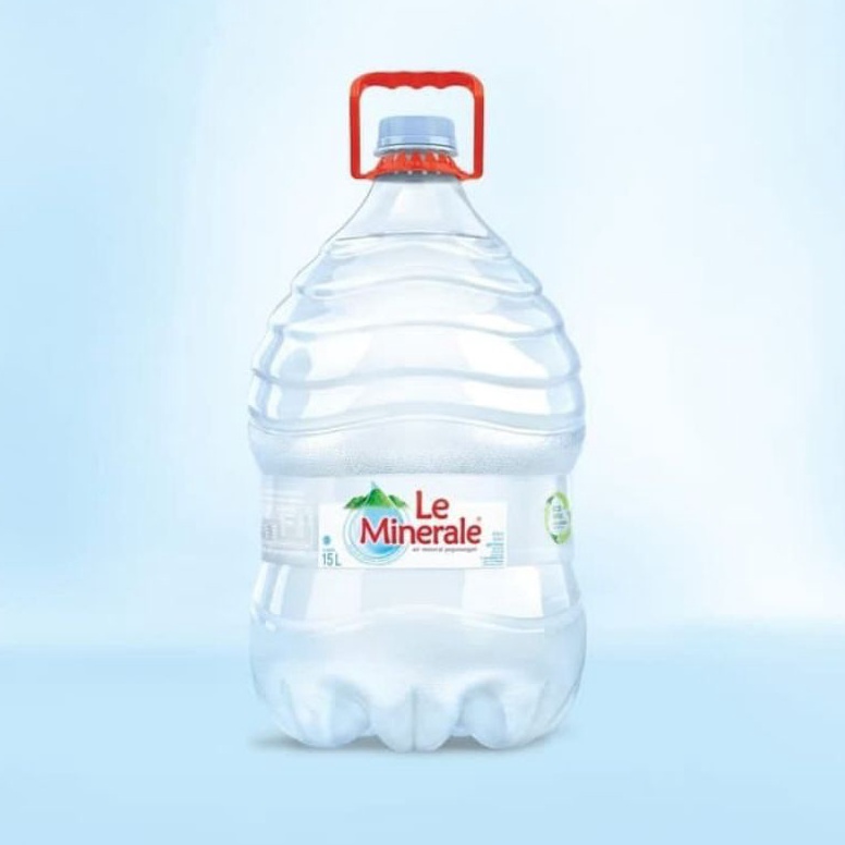 

46 Leminerale Galon air minum mineral 15 L ORIGINAL GOJEK /GRAB ONLY Model #Terbaru )人(