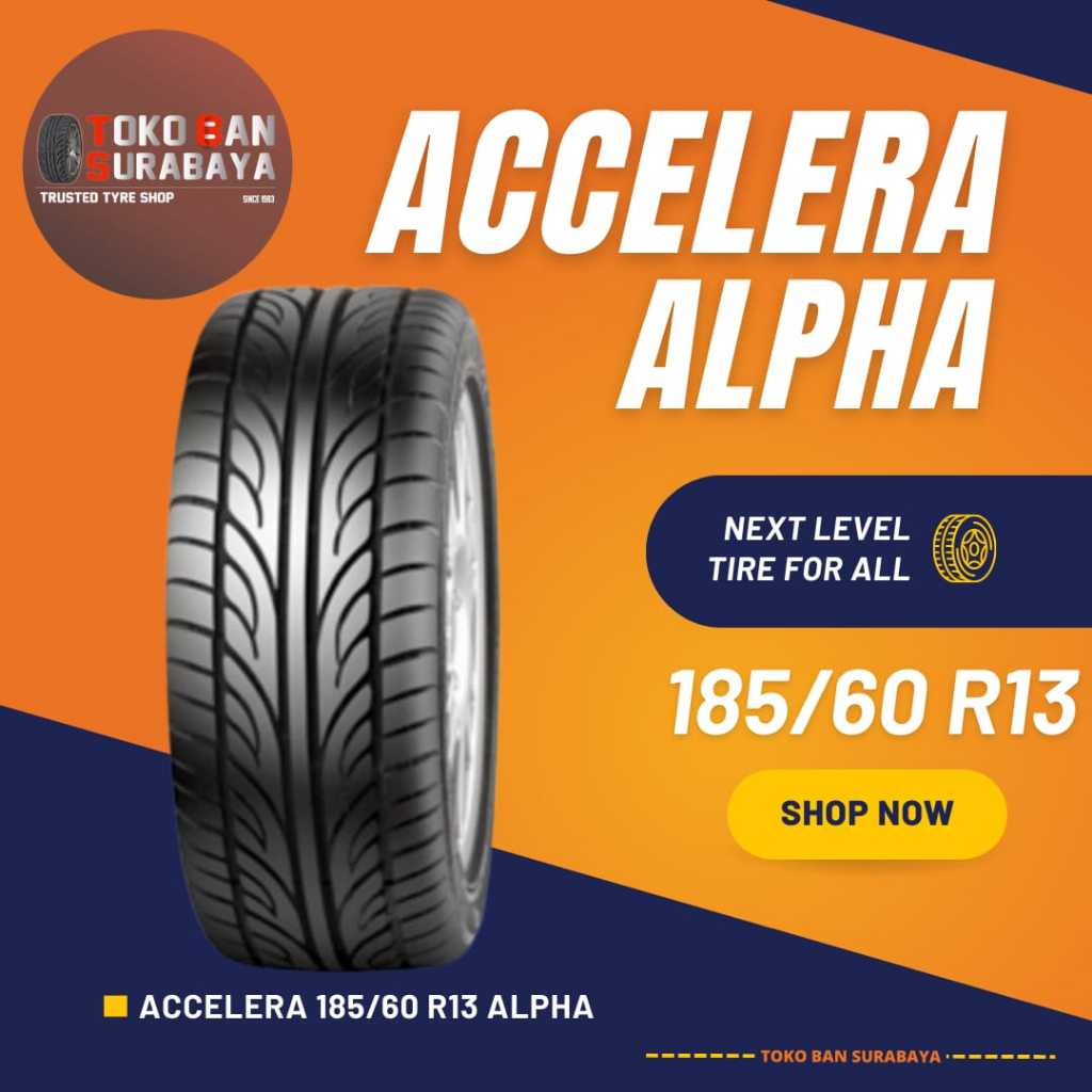ban mobil Accelera 185/60R13 185/60/13 18560R13 185/60 R13 18560 R13 R 13 alpha