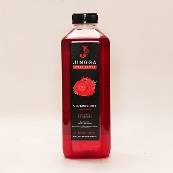 

67 JINGGA Strawberry Syrup 1000 ml - Sirup Flavour Strawberry Untuk Coffee Mocktail Cocktail 0qbyc