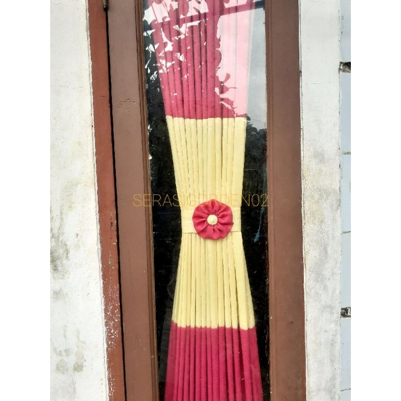 gorden minimalis gorden kupu kupu jendela bahan tebal