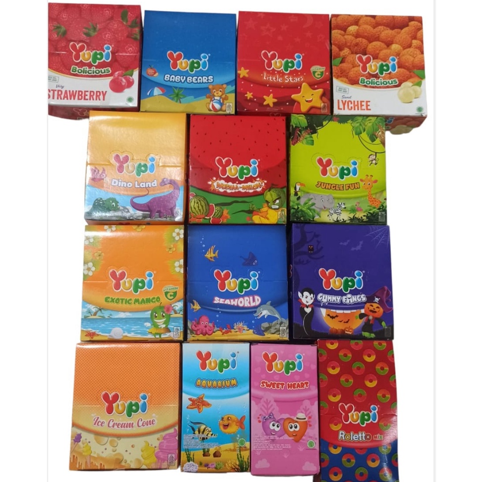 

48 Yupi BOX Permen Jelly Gummy Ready