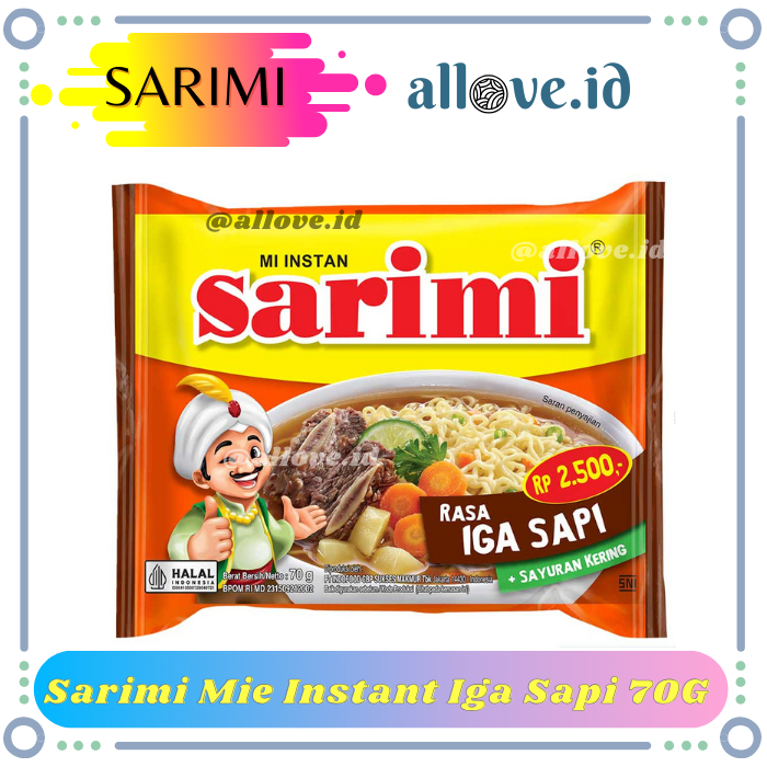 

Sarimi Mie Instant Iga Sapi 70G