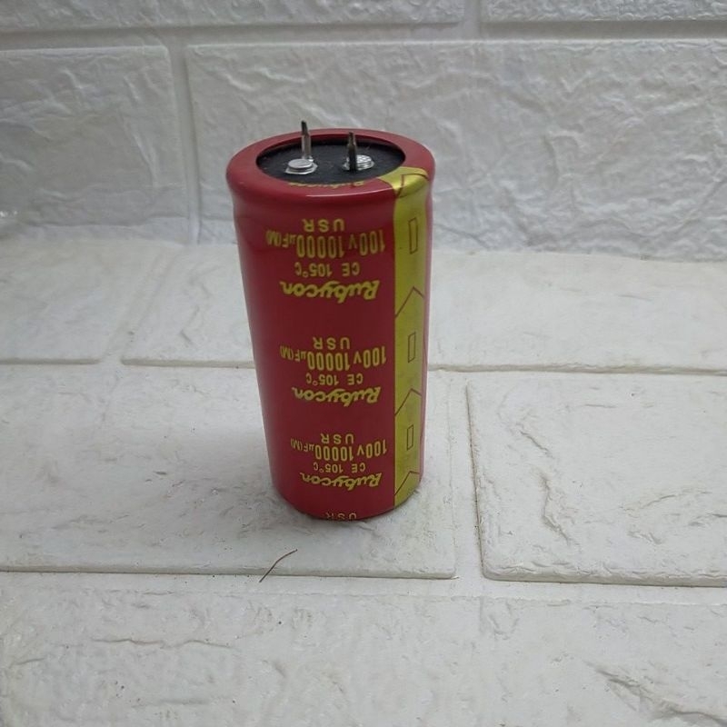 Elko 10000uf 100v Rubycon merah