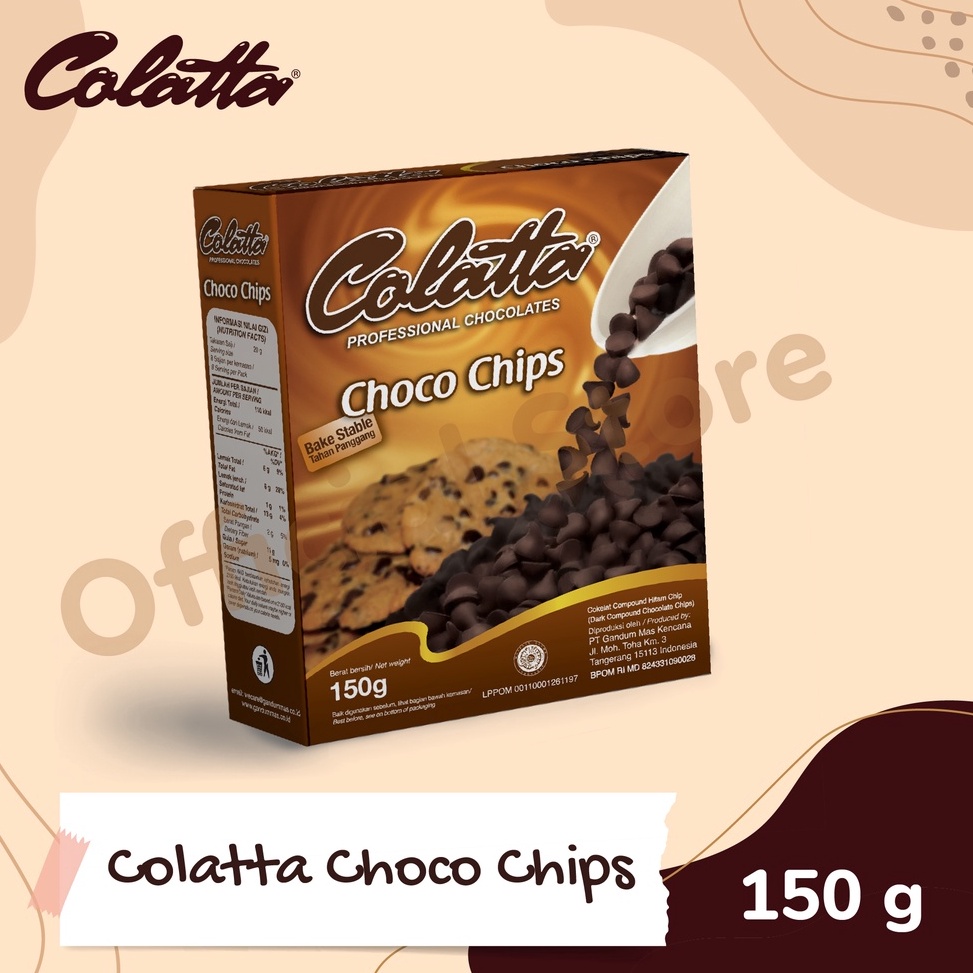 

[NCN78] COLATTA CHOCO CHIPS 150gr Laris =O