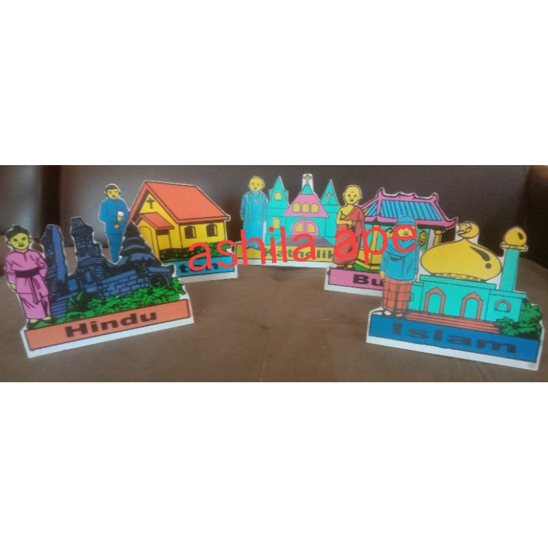 maket berdiri rumah ibadah