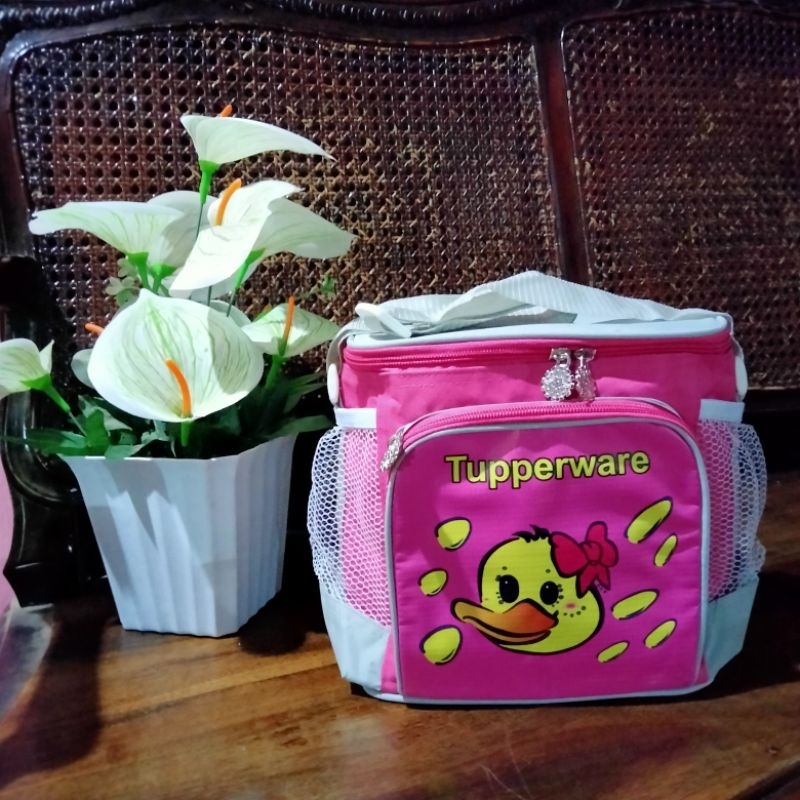 Sling Bag Duck &amp; Chick ( Zipper bunga es ) // tas anak karakter lucu