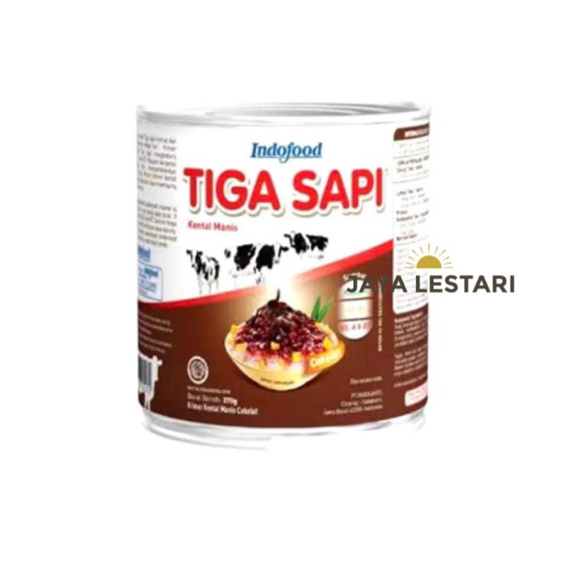 

Indofood Tiga Sapi Kental Manis Cokelat (490g)