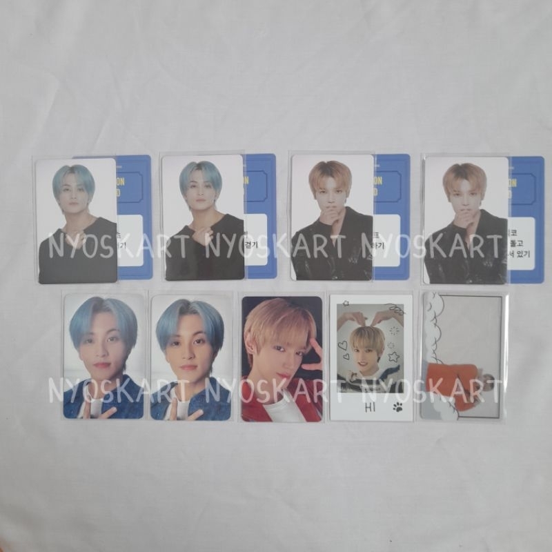 NCT Home Mark Taeyong binder pola game set lucky draw a
