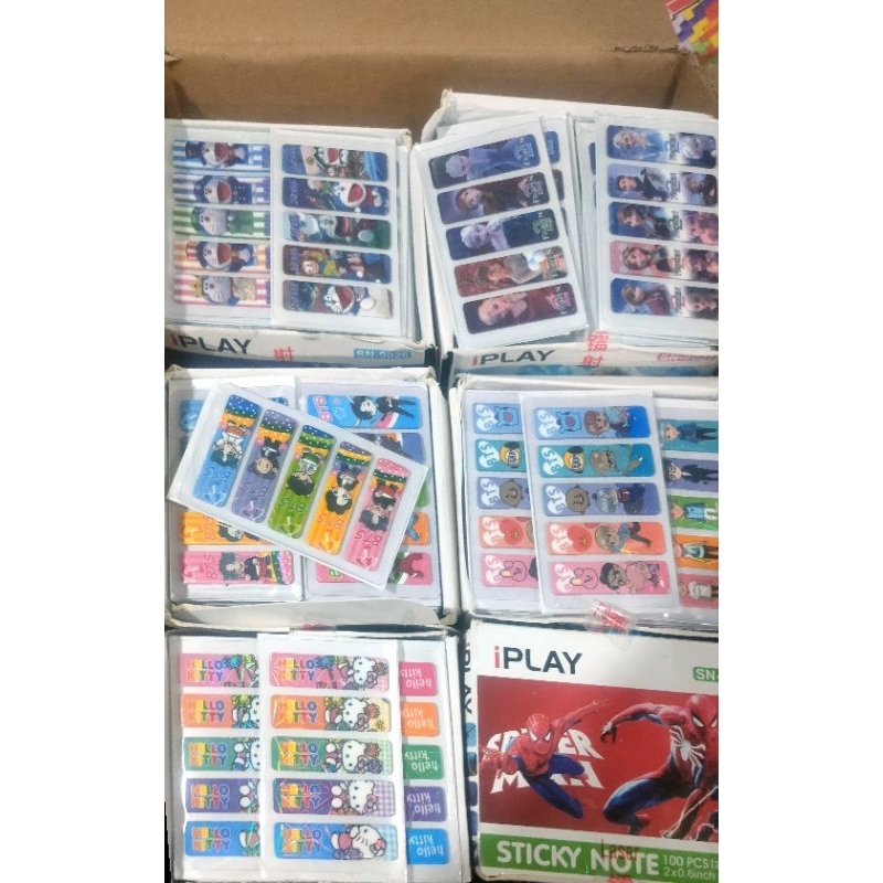 

Pembatas Buku Plastik Sticky Note 6pc Rendom Mix Grosir