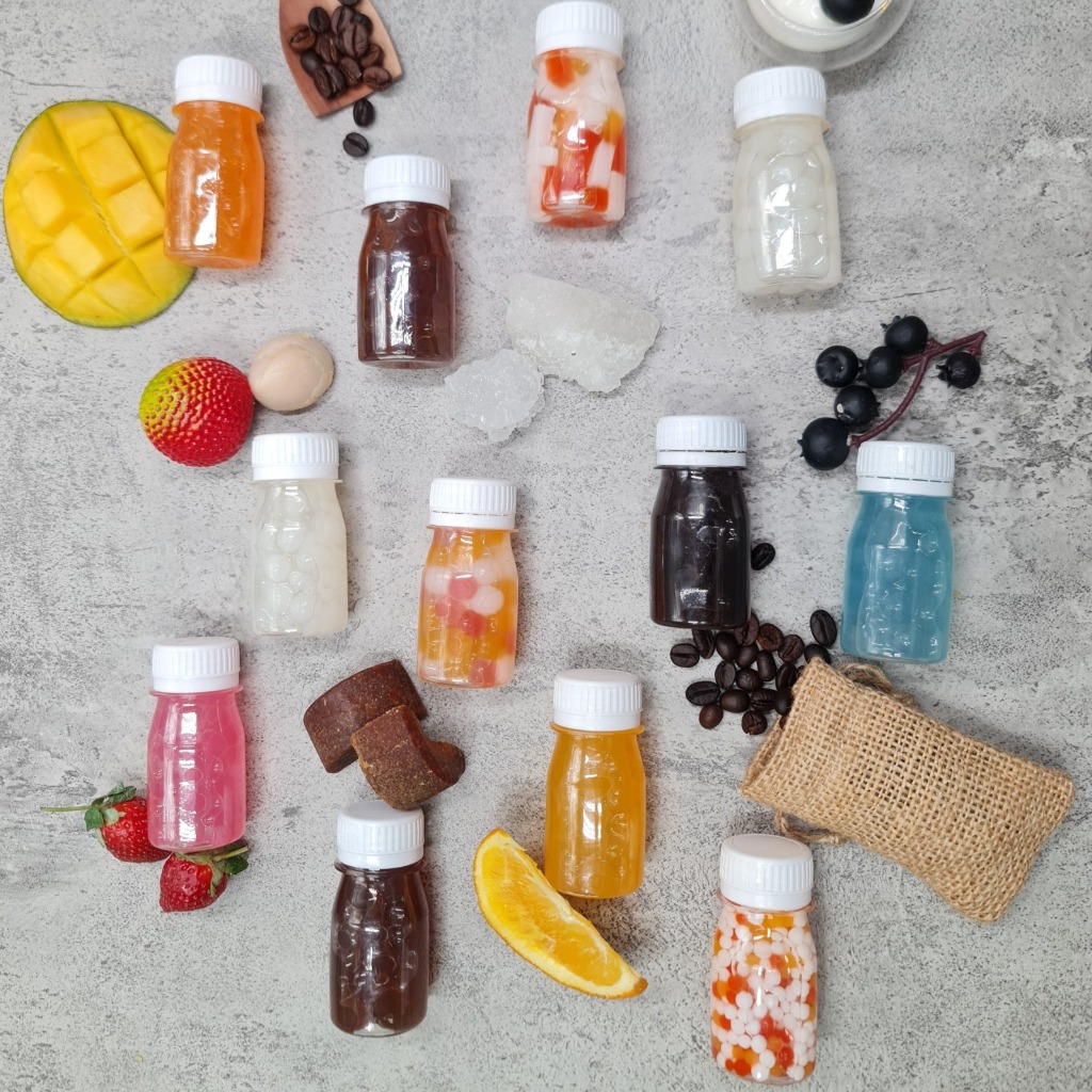 

Popping Boba Nata Jelly - Popping Boba Icip - Icip 70 Gram l Topping Minuman