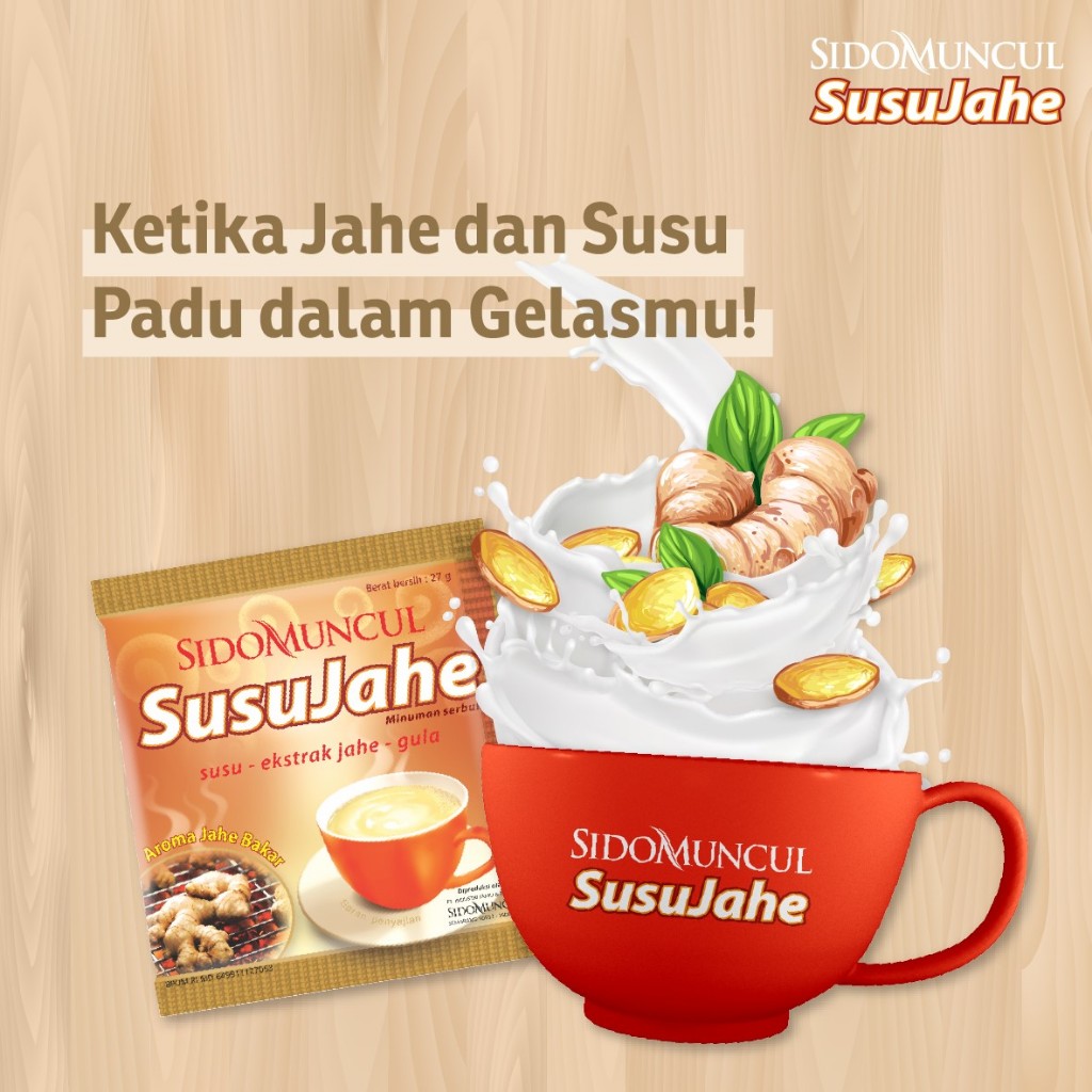 Susu Jahe Sidomuncul Kemasan Sachet