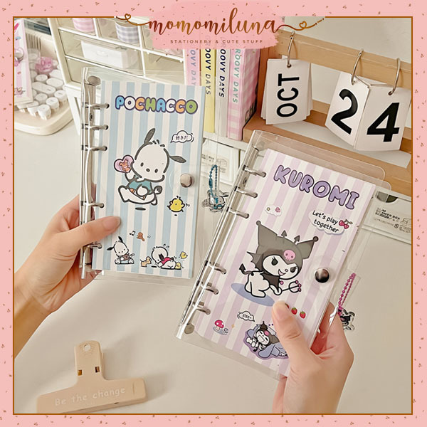 

1 set Binder notebook gambar karakter lucu buku tulis catatan cute jurnal MK1517