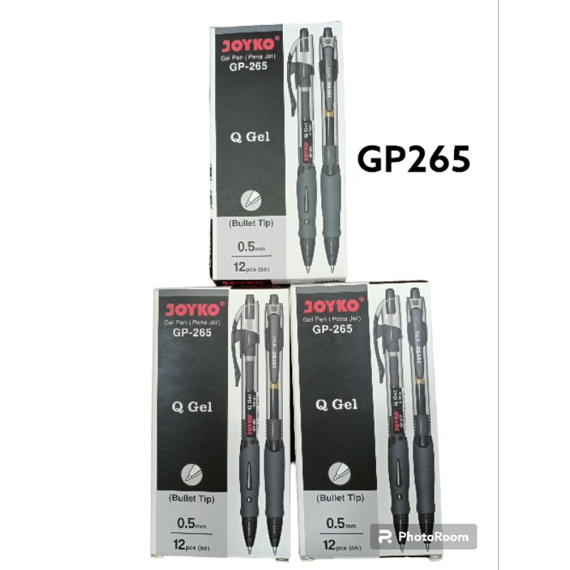 

Joyko GP-265 Bolpoin Pulpen Gel Pen Q Gel 0.5mm 1 lusin isi 12pcs High Quality