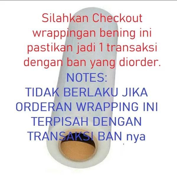 

WRAPPING PEMBUNGKUS BAN TAMBAHAN PAKING