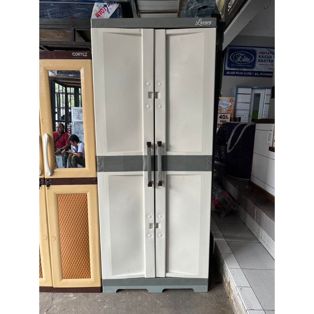 LEMARI PAKAIAN PLASTIK TABITHA LUXURY 2 PINTU