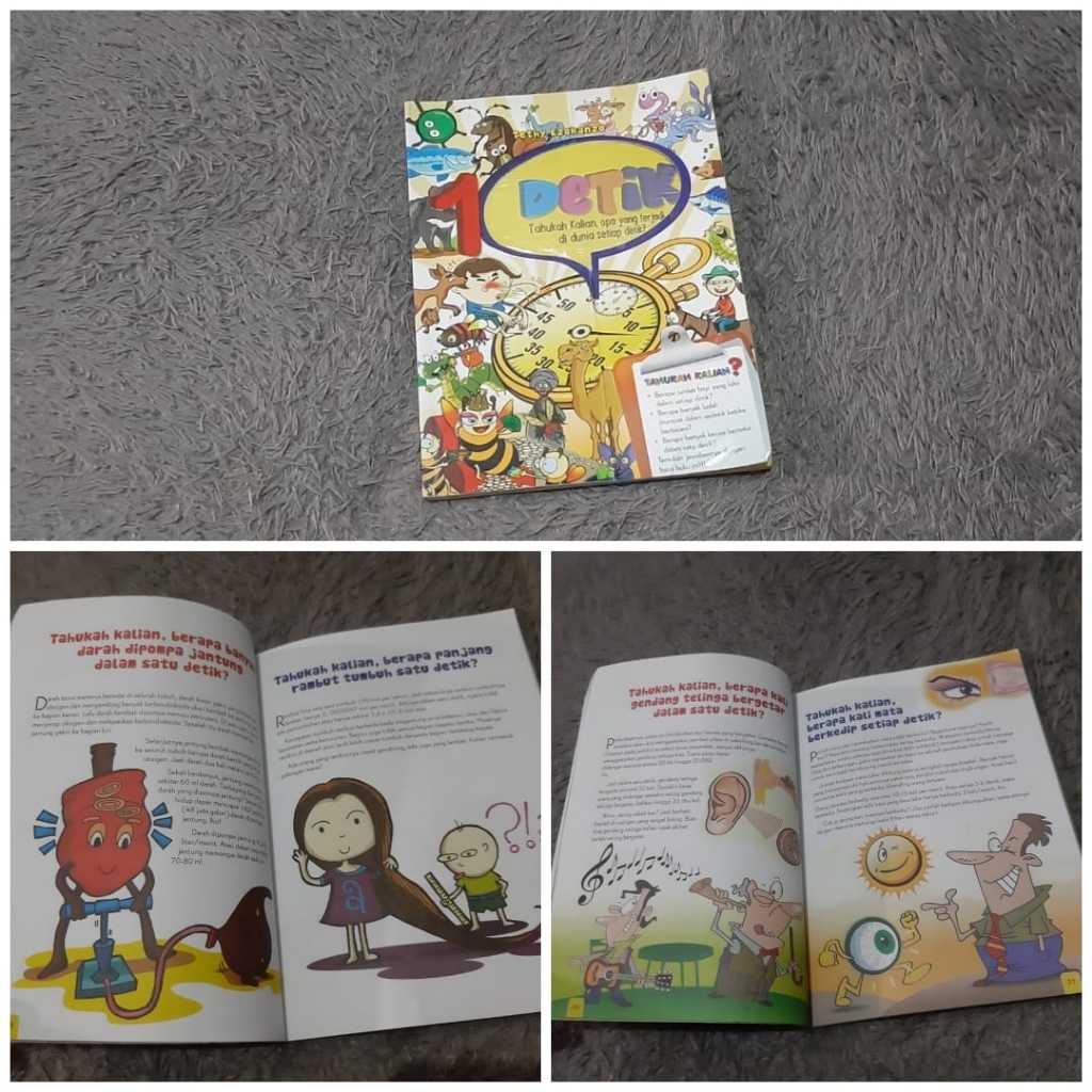 Satu Detik buku anak bekas second preloved