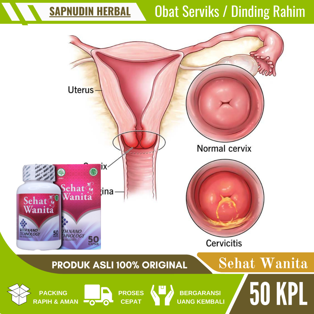 Obat Herbal Serviks - Obat Penebalan Dinding Rahim, Obat Turun Rahim, Obat Radang Rahim, Obat Kista 