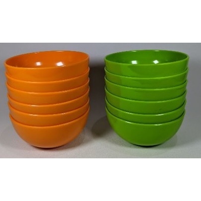 Mangkok Semi Melamin 105 / Mangkuk Plastik Kecil / Mangkok Kobokan Lamin