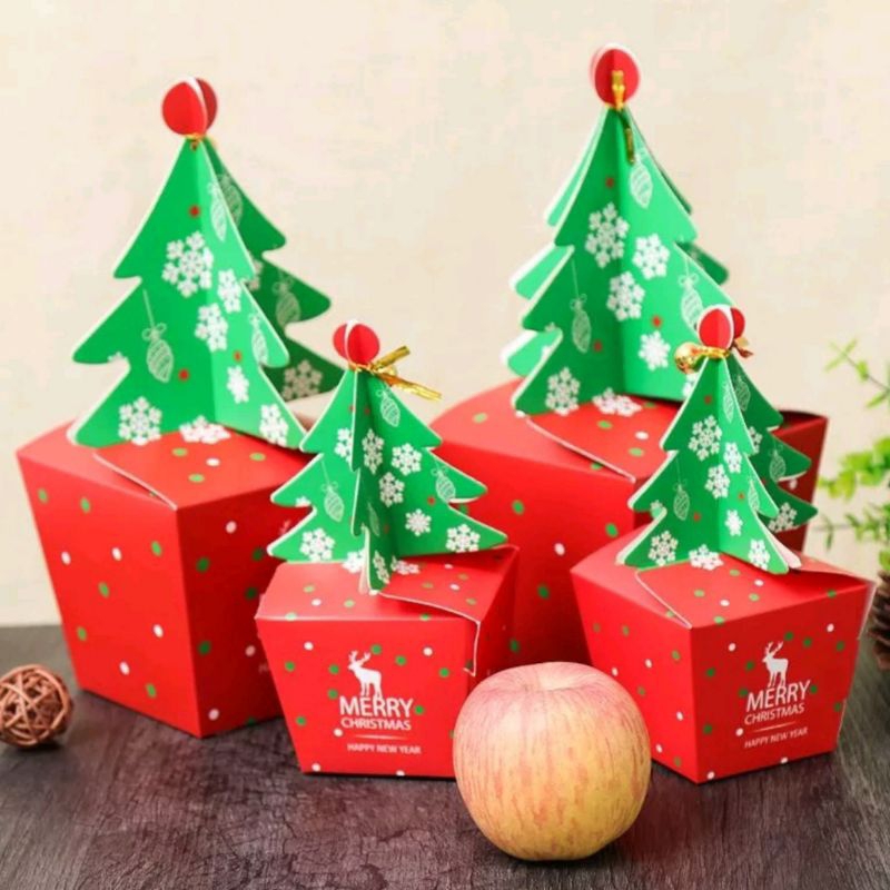 

box souvenir natal / christmas tree box