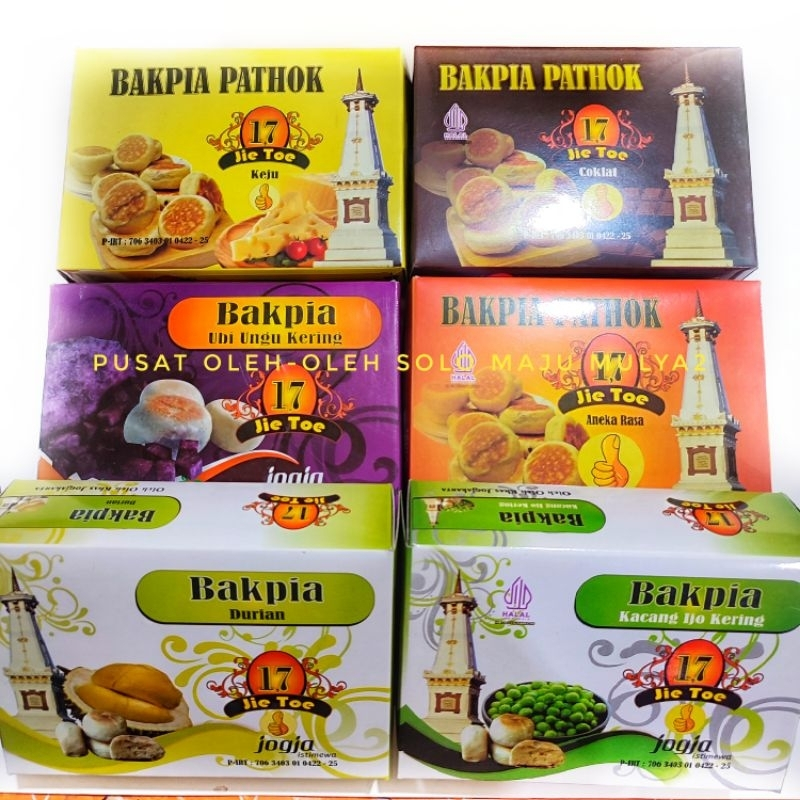 

Bakpia Pathok 17 Jie Toe Khas Jogjakarta