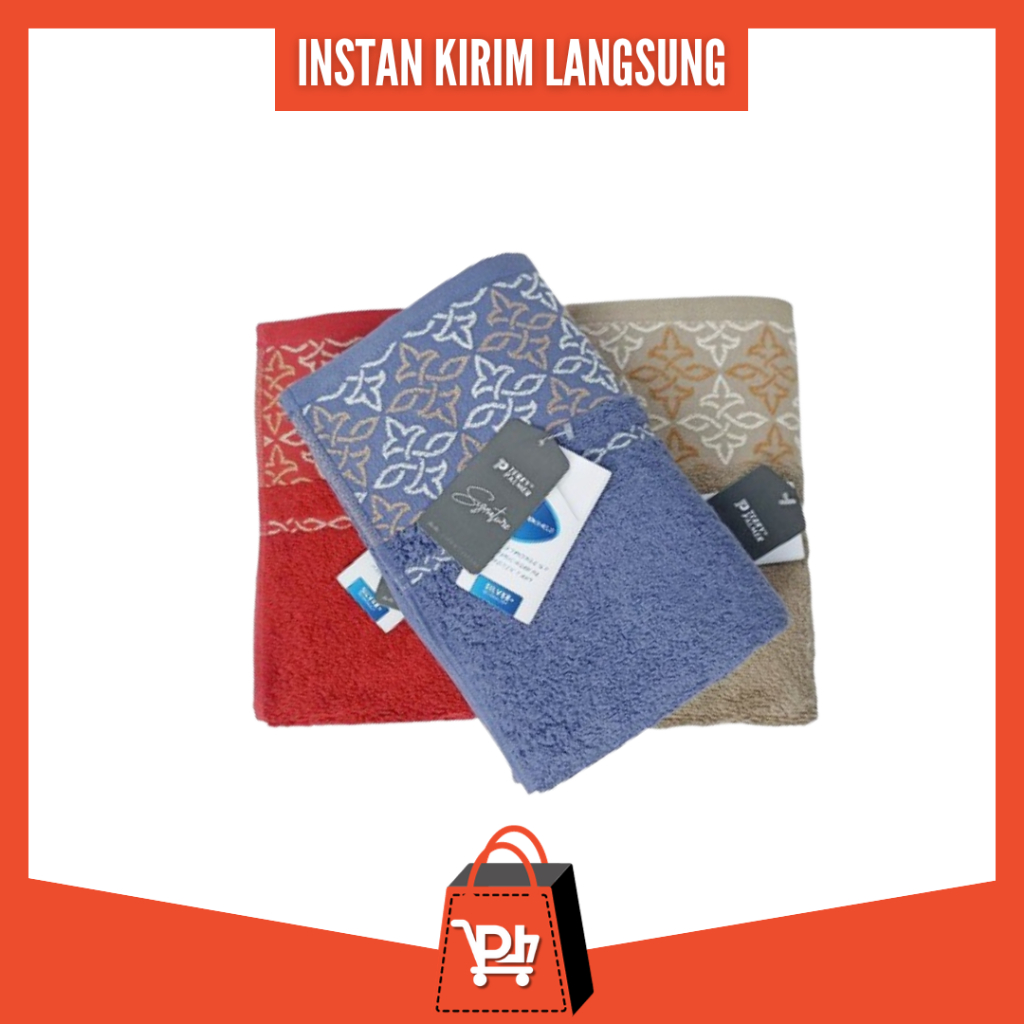 [ Instan 2 Jam ] Towel Terry Palmer Signature Motif Kasagi 50x100 / Handuk Anak Travelling Serbaguna