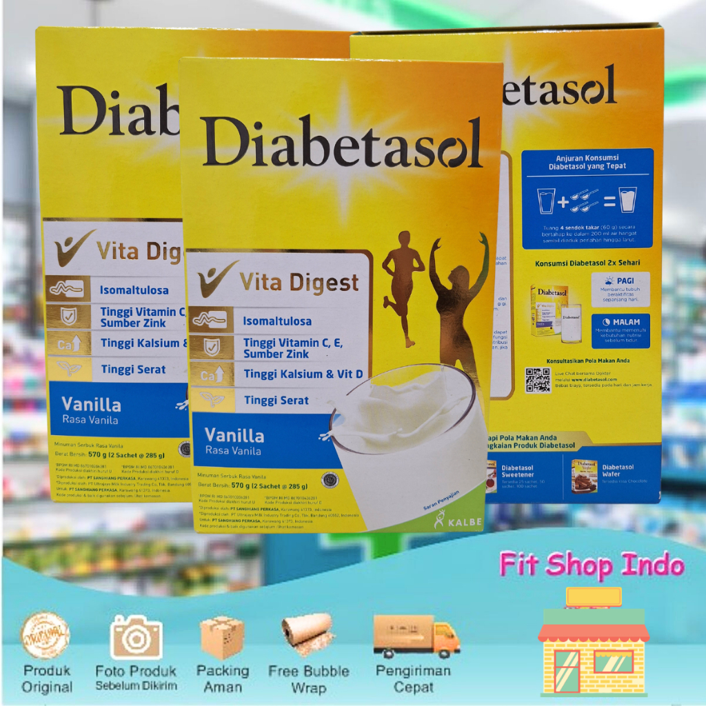 

Diabetasol Vita Digest Vanila 570gr (2 Sachet @285gr)