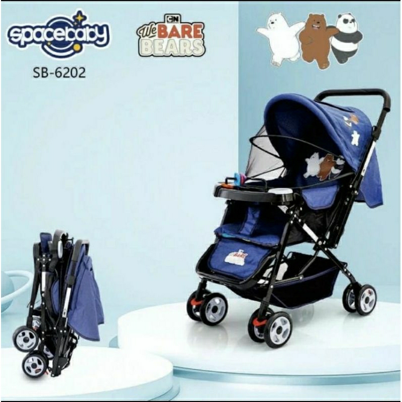 Spacebaby SB-6202 Kereta Dorong Bayi SB6202 Stroller Space Baby SB 6202