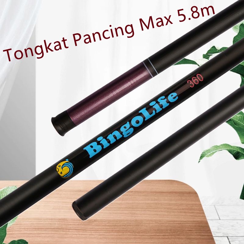 Joran Tegek Ruas Pendek 65cm Carbon Joran 720 Pancing Fishing Rod 630 Tongkat Pancing