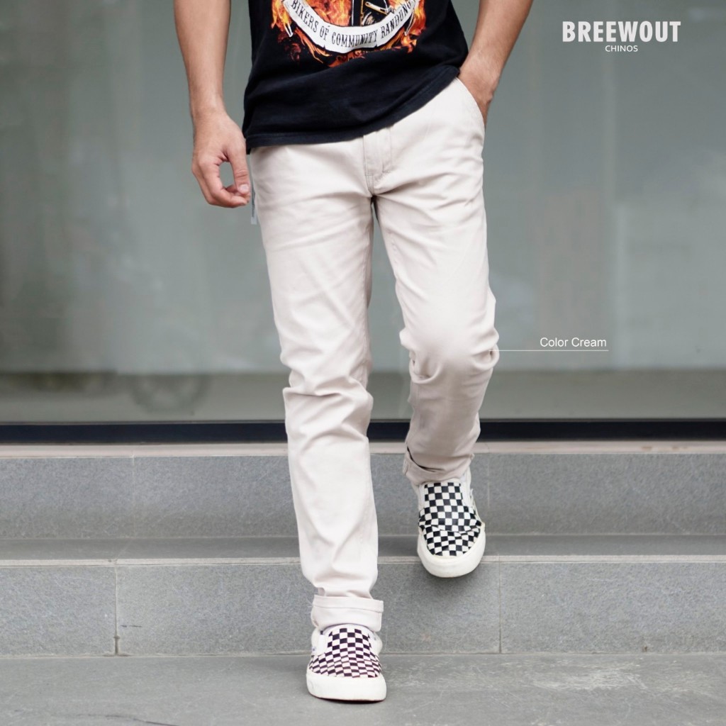 INSIGHT JEANS  Celana chinos pria / chinos panjang / celana chinos polos / celana chinos polos casua