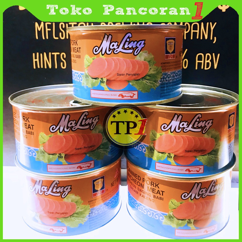 

DP91 Maling TTS 397gr Luncheon Pork Meat Ma Ling / Ham Daging Babi Maling NON HALAL 75