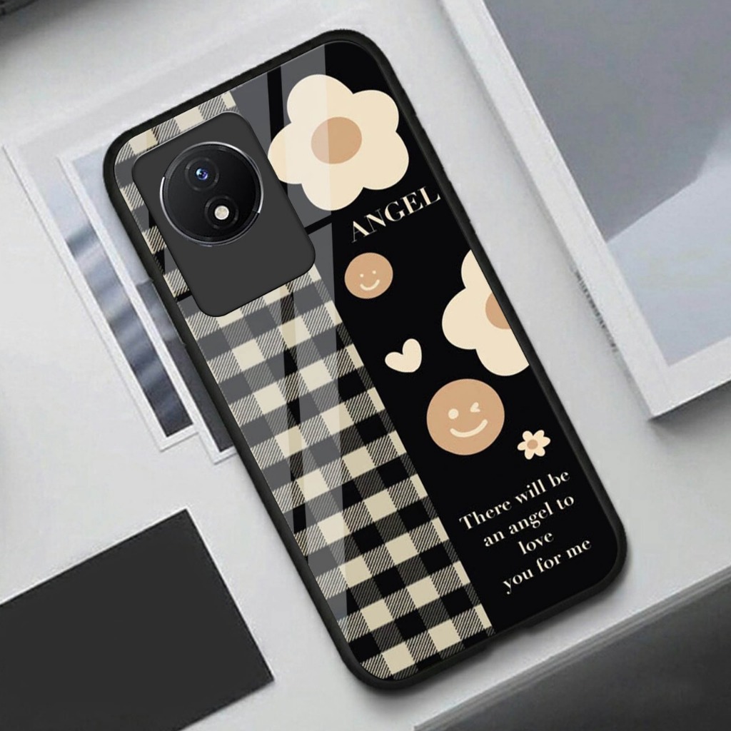 Case Vivo Y02 Y02T - Softcase - Casing terbaru - Softcase kaca Vivo Y02 Y02T (GC105)