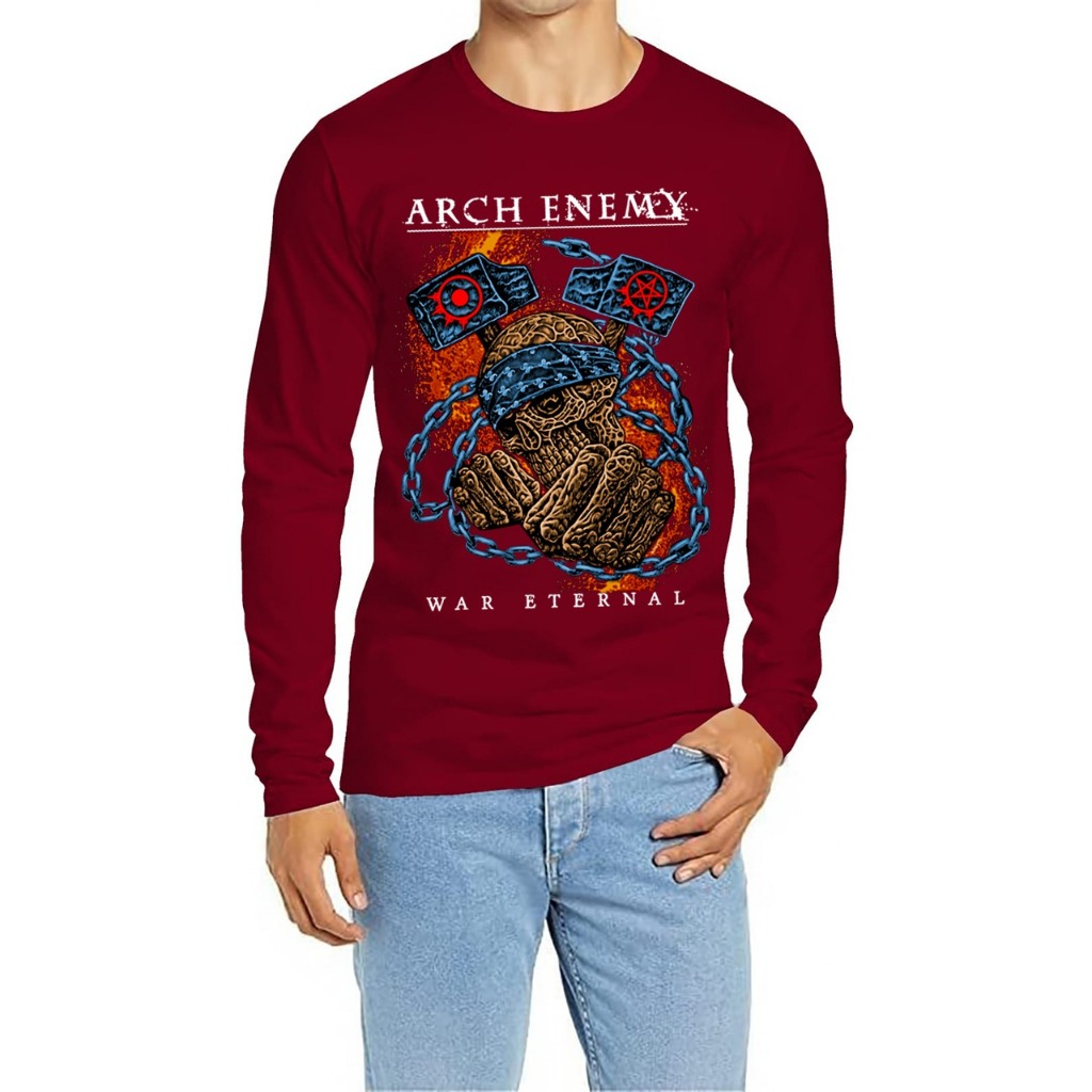 ALPHA - KAOS LENGAN PANJANG JUMBO GAMBAR ARCH ENEMY WAR ETERNAL