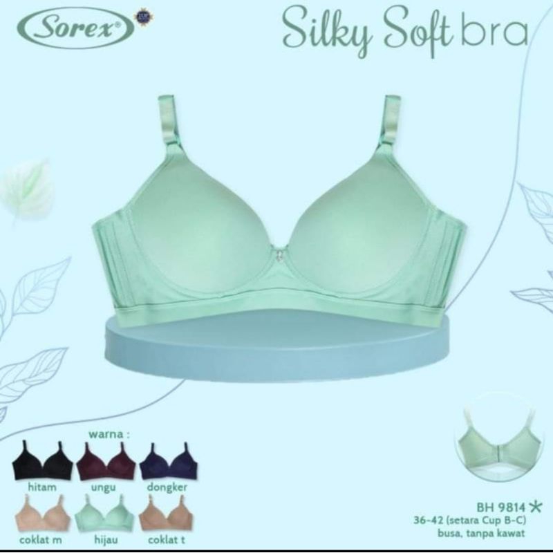 BRA SILKY SOFT BRA  PALING LAKU BANGET/CUP BESAR