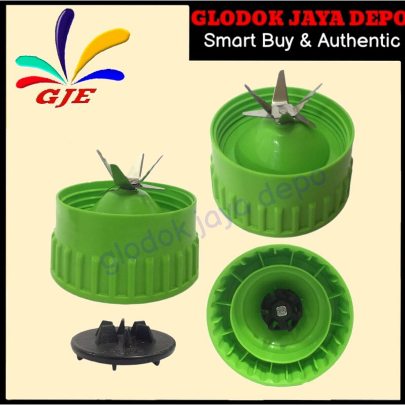 MOUNTING BLENDER MIYAKO HIJAU MODEL LAMA 6 MATA PISAU