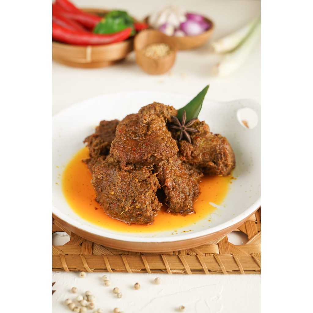 

Rendang Daging Sapi Iris Basah 1000 gr / 1 kg (big size)