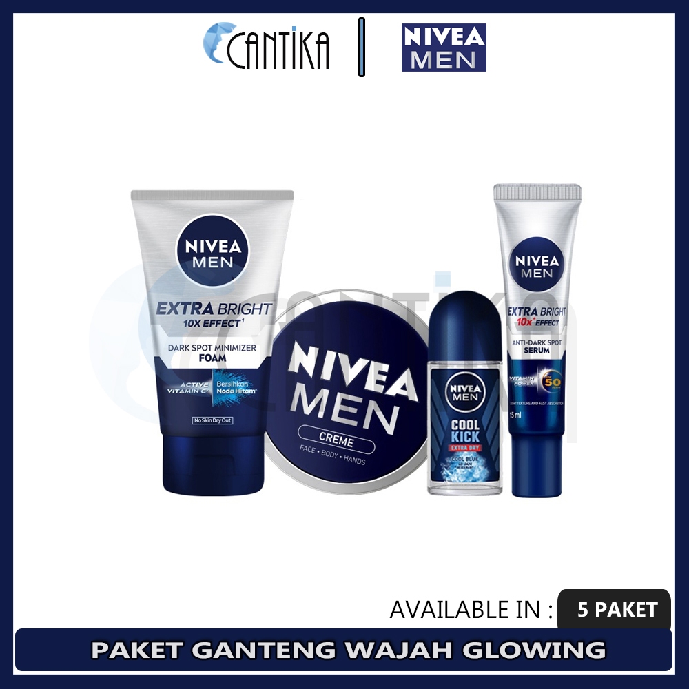 PROMO NIVEA MEN Paket Ganteng Bebas Bintik Hitam Wajah