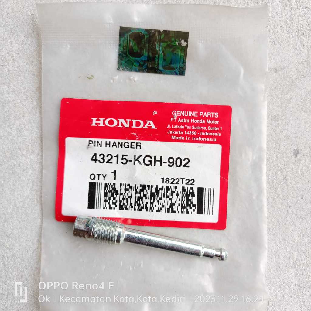 Baut Kaliper-Kampas Cakram Belakang Supra-X 125 Helm-In Supra-X 125 Fi Blade 110-125 Ori AHM