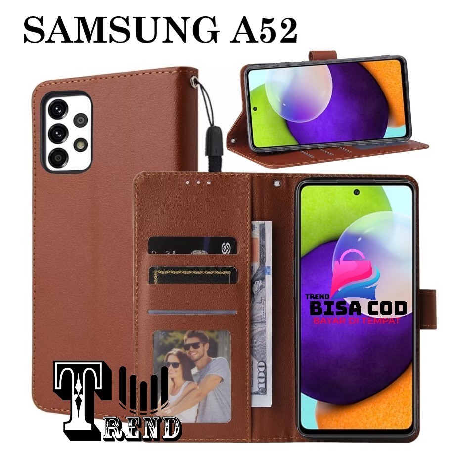 FLIP COVER SAMSUNG A52 LEATHER CASE FLIP SAMSUNG A52