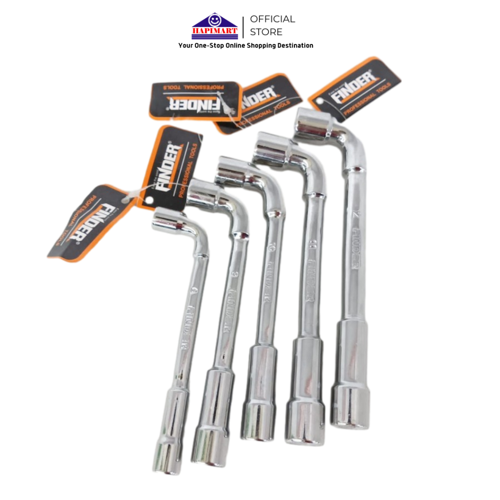 Finder Kunci Sok L Socket Wrench Alat Perkakas Pembuka Baut 6mm-12mm