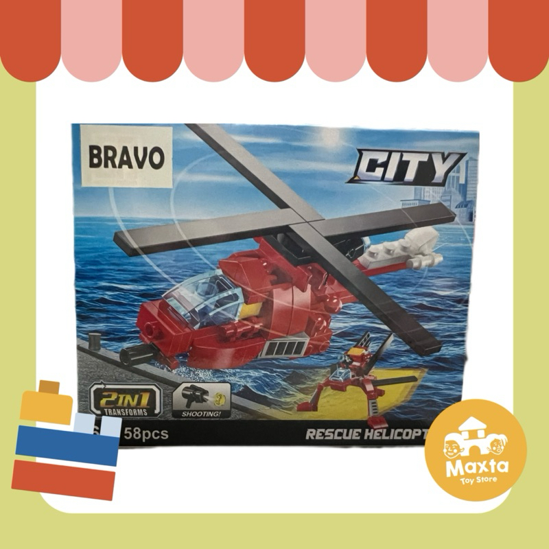 Mainan Bravo City Block